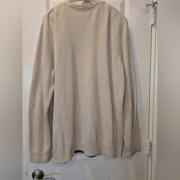 Eddie Bauer Men's Beige Crewneck Knit Sweater XXL Tall - Picture 2 of 3